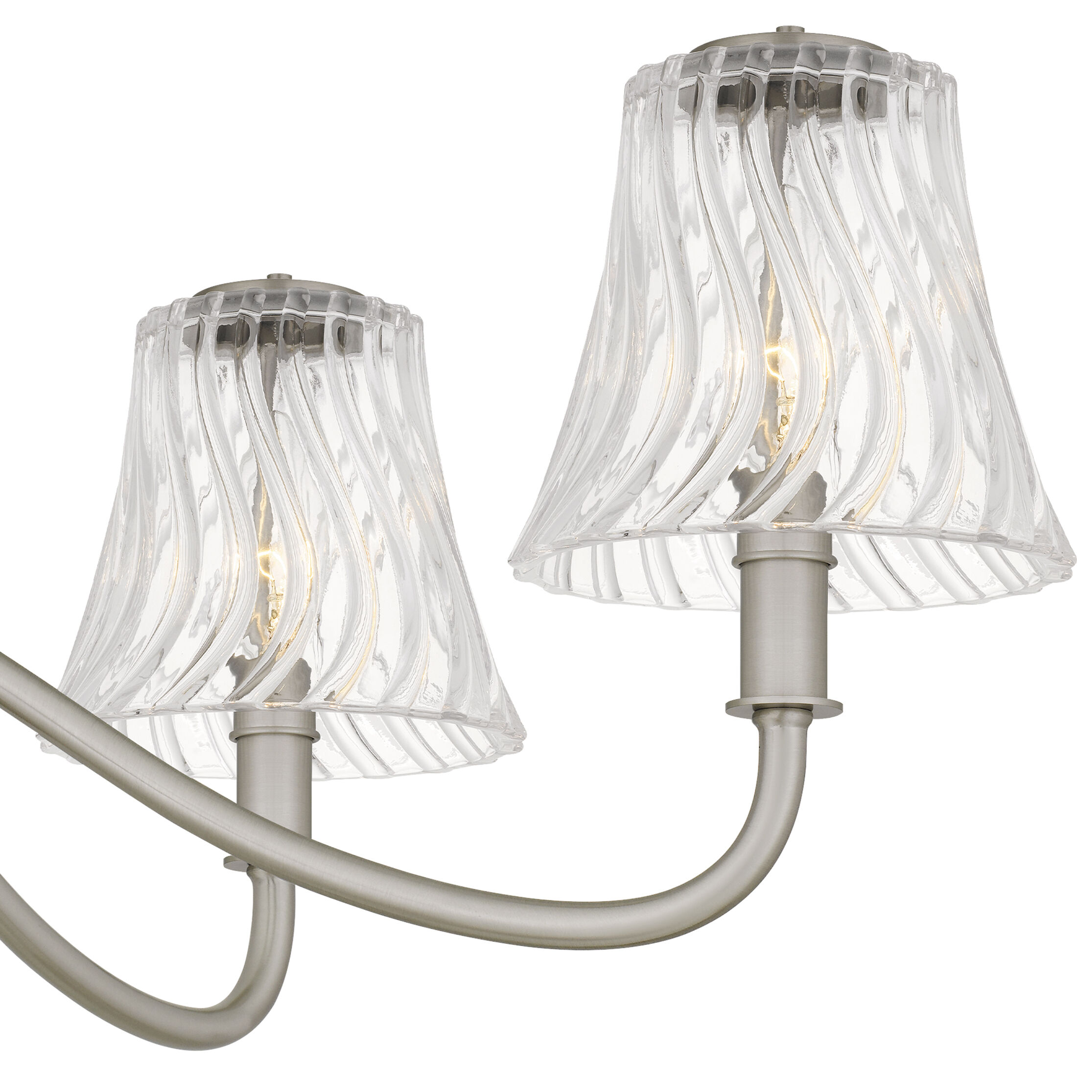 McKinney 5 Light 29.5 inch Brushed Nickel Chandelier Ceiling Light