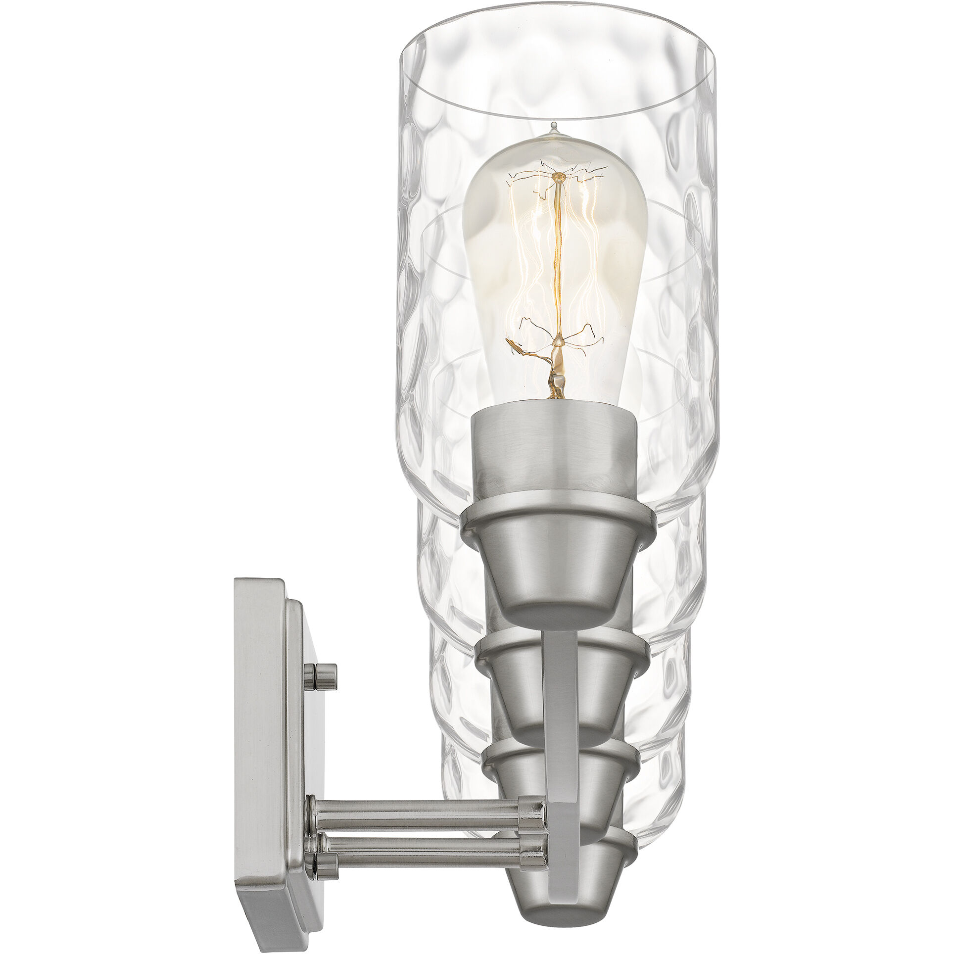 Acacia 4 Light 28 inch Brushed Nickel Bath Light Wall Light, Extra Large