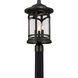 Marblehead 3 Light 19 inch Mystic Black Outdoor Post Lantern