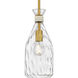 Govada 1 Light 6 inch Brushed Gold Mini Pendant Ceiling Light, Small