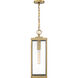 Westover 1 Light 7 inch Antique Brass Mini Pendant Ceiling Light, Small