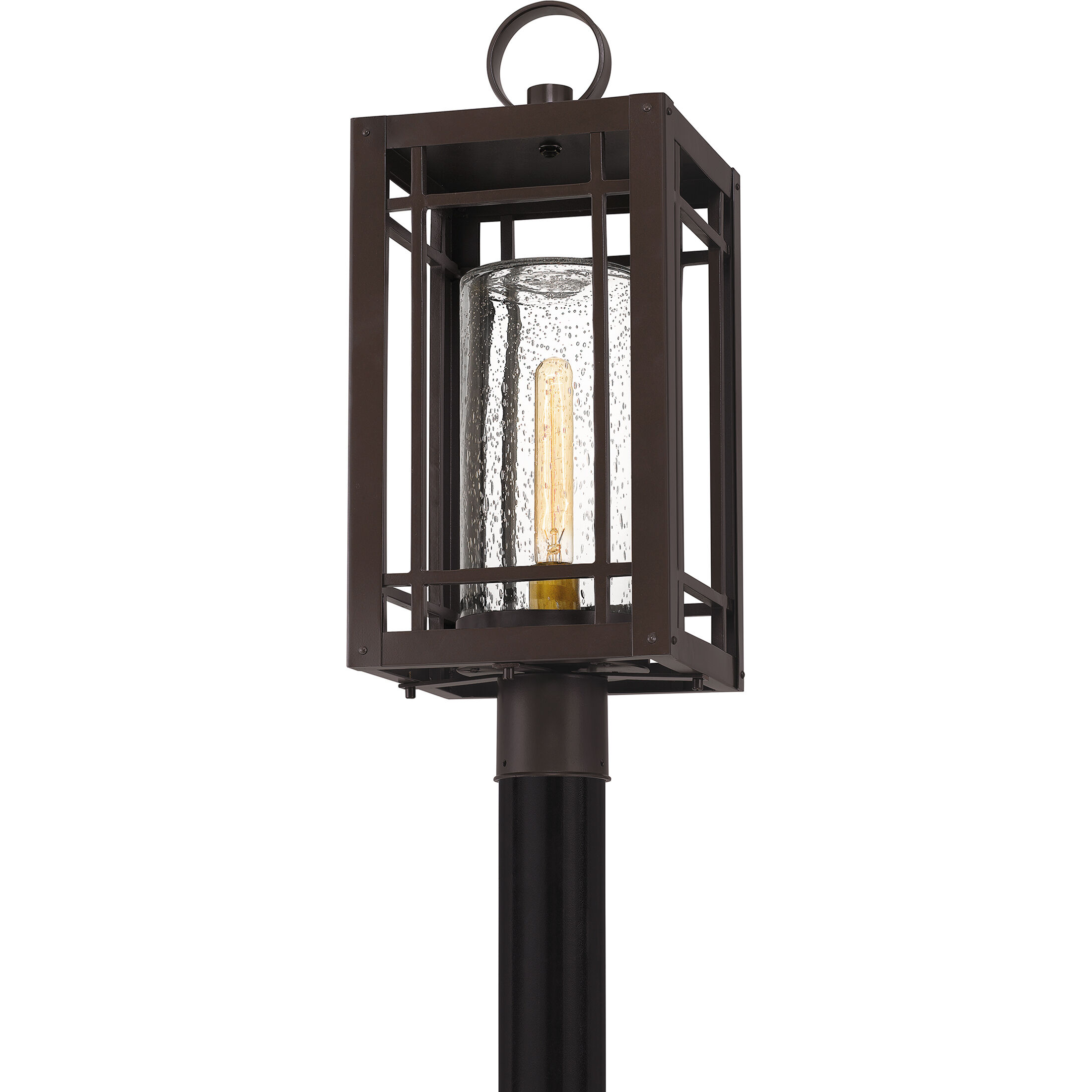 Pelham 1 Light 23.75 inch Western Bronze Outdoor Post Lantern, Large