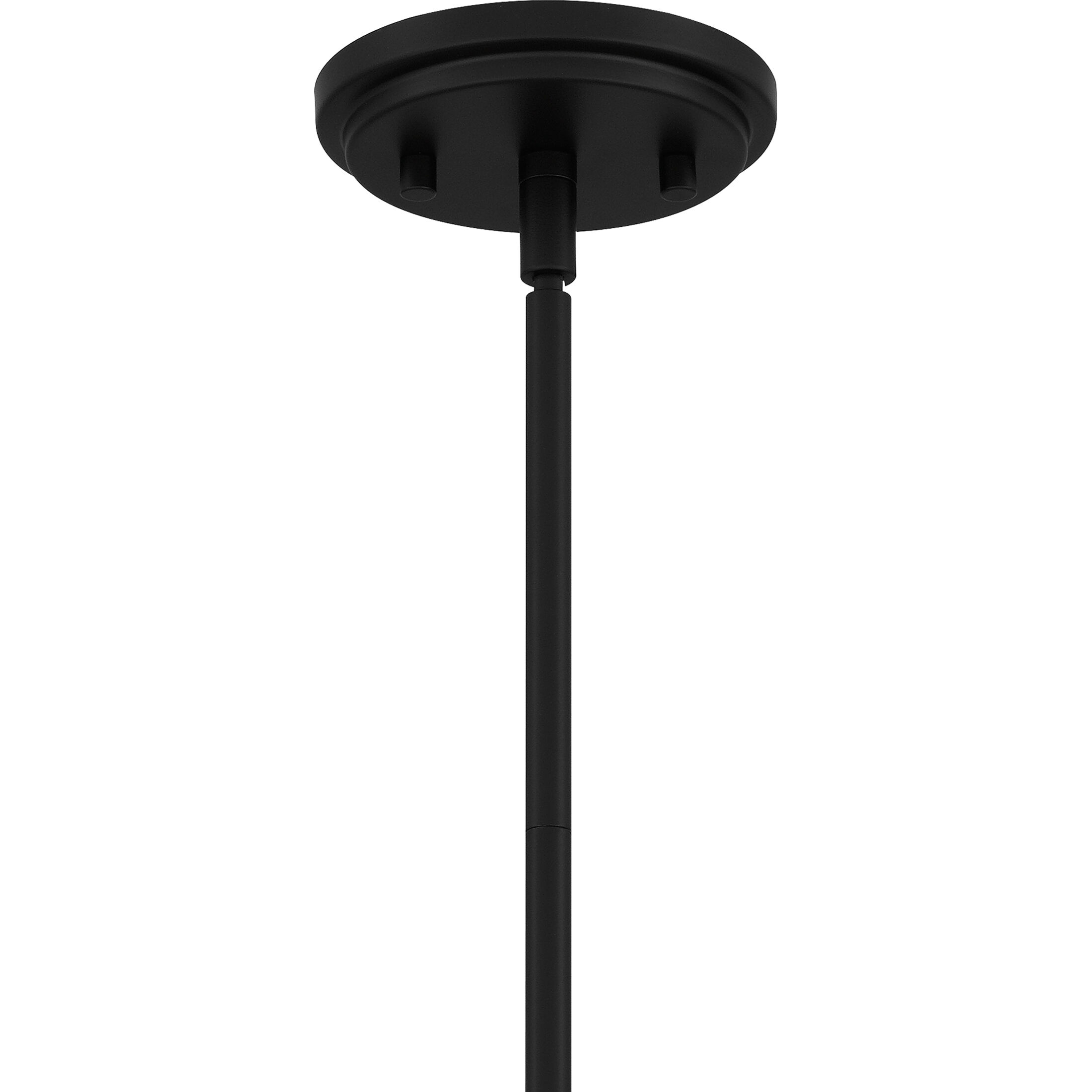 Quoizel QP5584MBK Haven 1 Light 14 inch Matte Black Pendant