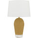 Freya 23.75 inch 100 watt Brushed Gold Table Lamp Portable Light