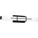 Gemini LED 28.25 inch Matte Black Bath Light Wall Light