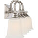 Nicholas 5 Light 42 inch Brushed Nickel Bath Light Wall Light