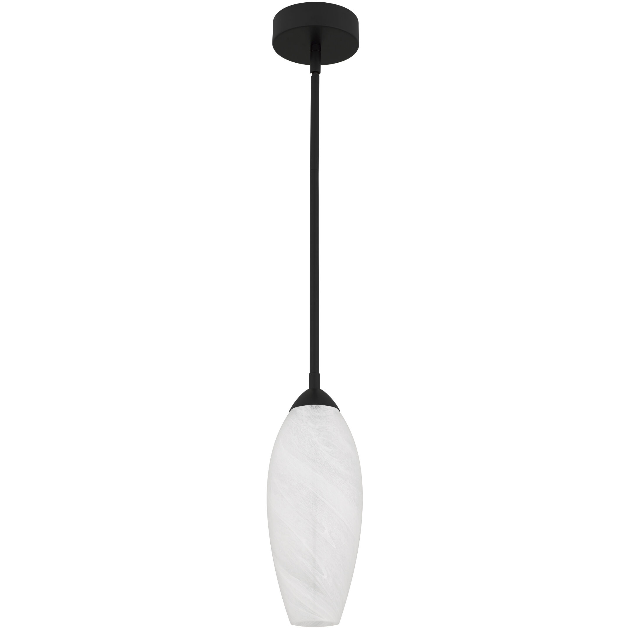 Burnett LED 5 inch Matte Black Mini Pendant Ceiling Light