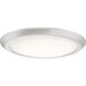 Verge LED 16 inch Brushed Nickel Flush Mount Ceiling Light