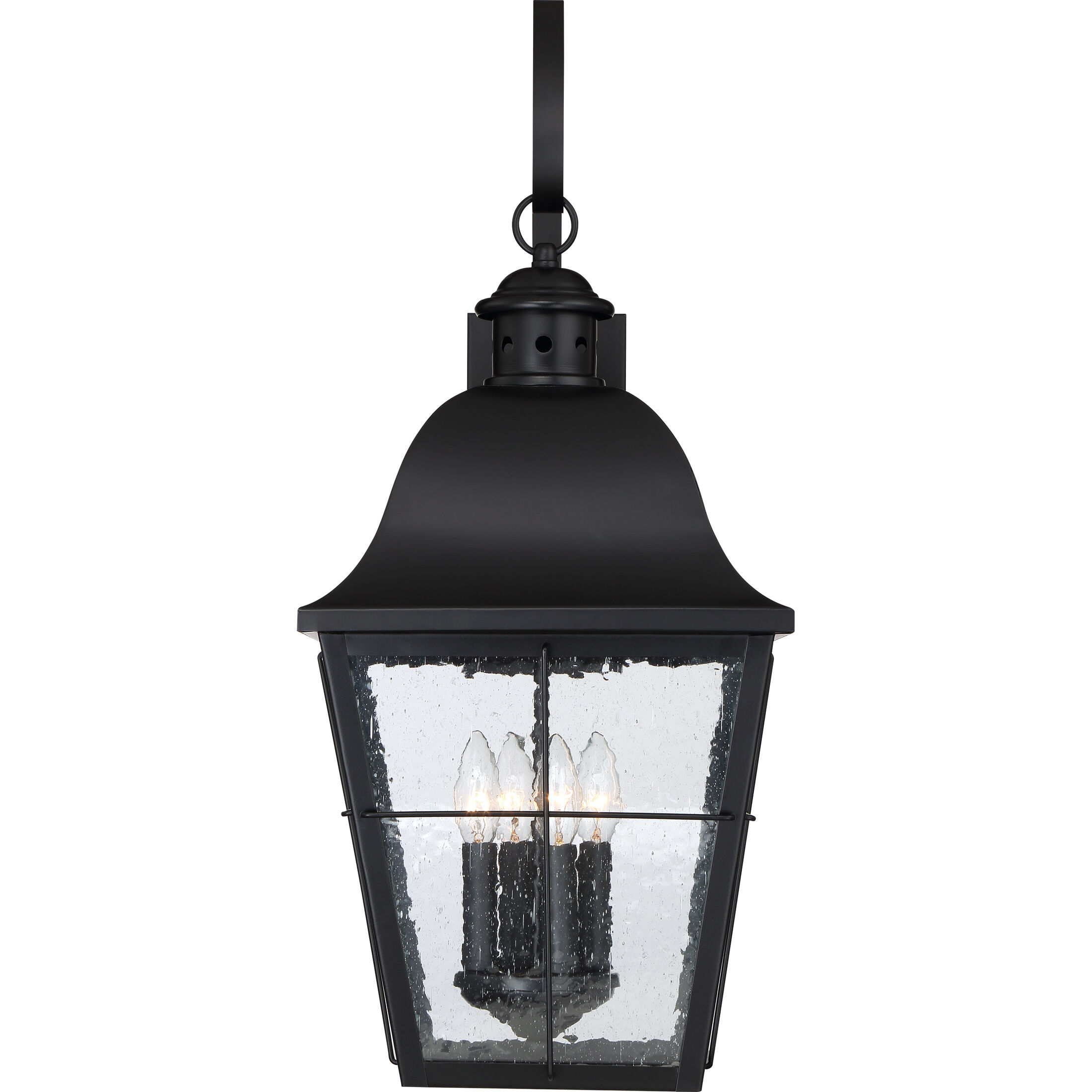 Millhouse 4 Light 27 inch Mystic Black Outdoor Wall Lantern