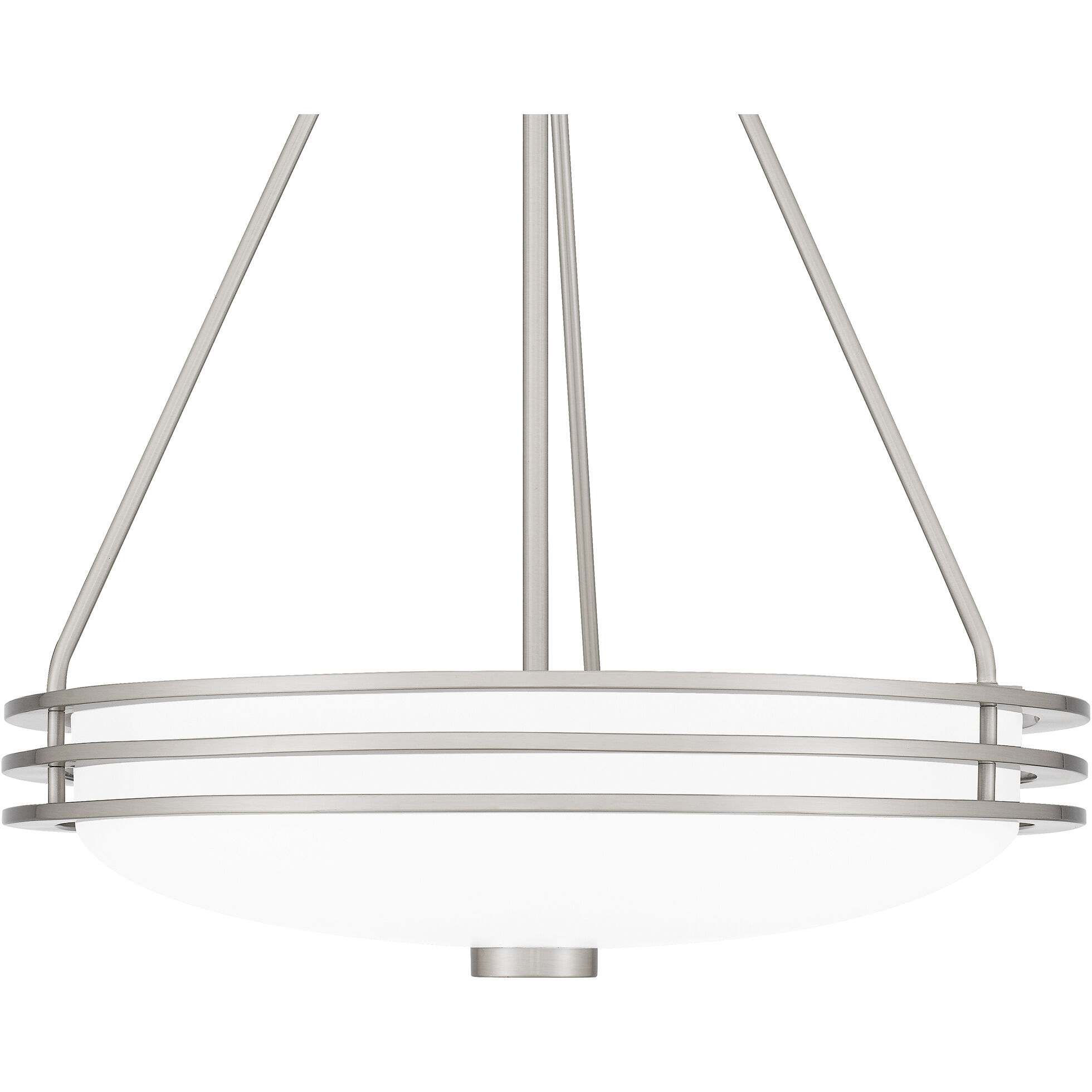 Emile 4 Light 20.25 inch Brushed Nickel Pendant Ceiling Light