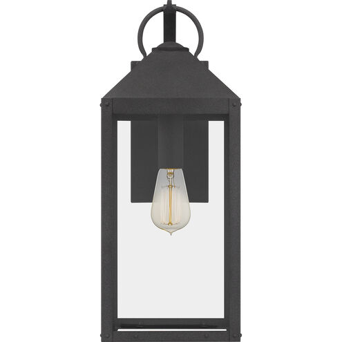 Thorpe 1 Light 20 inch Mottled Black Outdoor Wall Lantern, Large