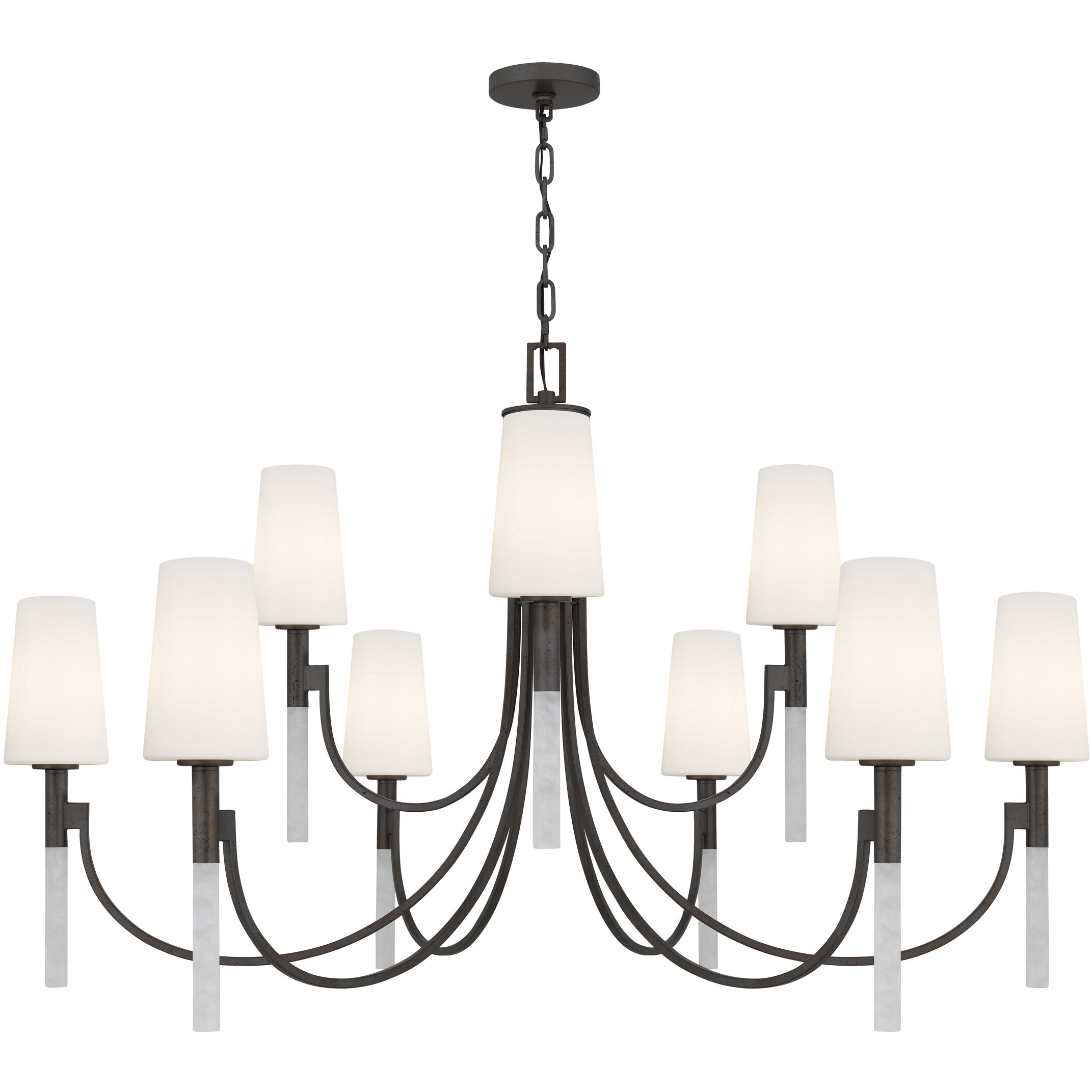 Eloura 9 Light 48 inch Iron Gate Chandelier Ceiling Light