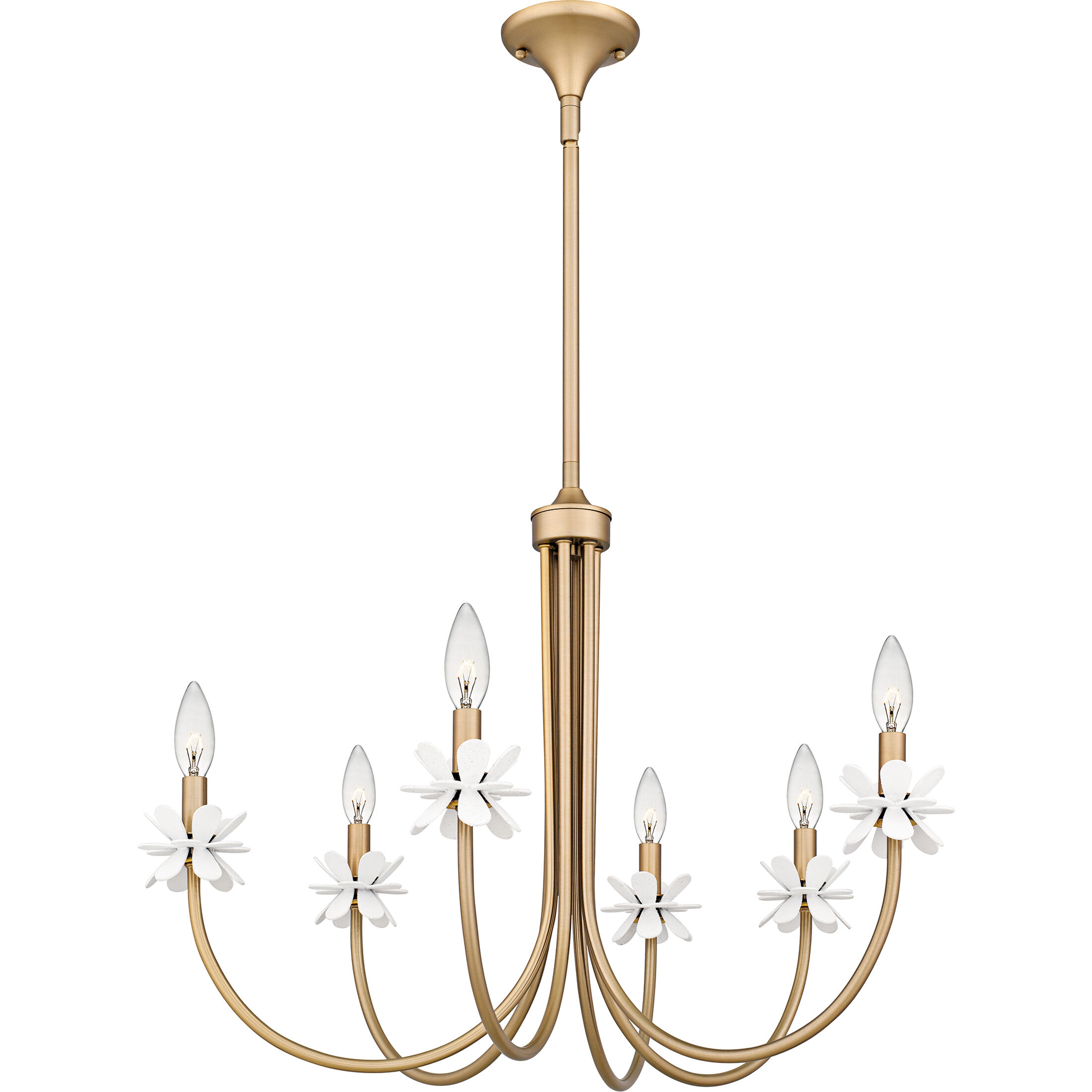 Remy 6 Light 30 inch Bronze Gold Chandelier Ceiling Light