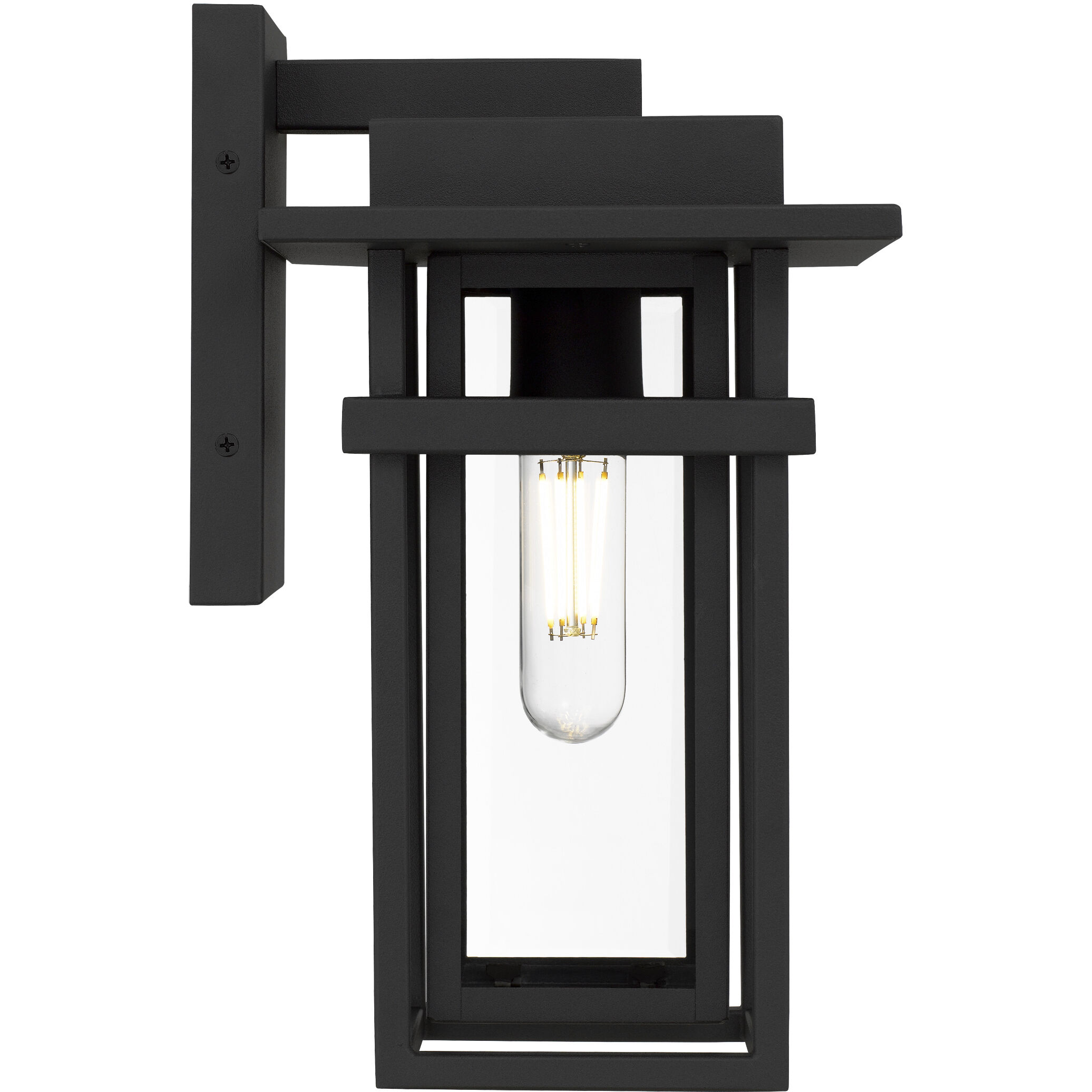 Morgan 1 Light 12 inch Earth Black Outdoor Wall Lantern
