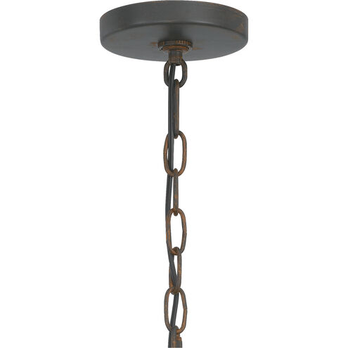 Westover 1 Light 7 inch Industrial Bronze Outdoor Hanging Lantern