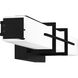 Gemini LED 28.25 inch Matte Black Bath Light Wall Light