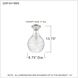 Genie 1 Light 9 inch Brushed Nickel Semi-Flush Mount Ceiling Light