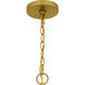 Shea 6 Light 31 inch Brushed Gold Chandelier Ceiling Light