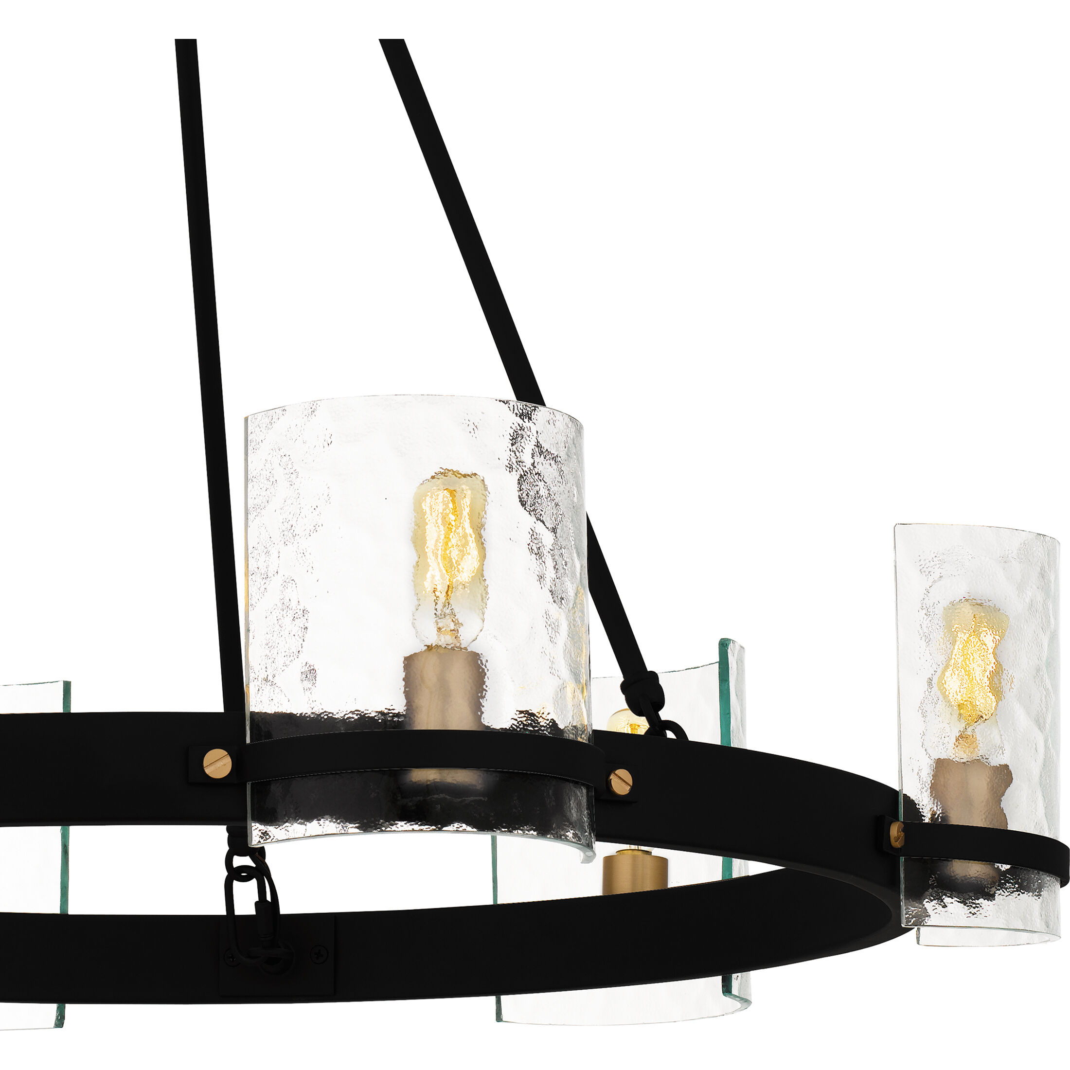 Gloucester 6 Light 28.25 inch Matte Black Chandelier Ceiling Light