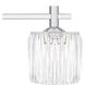 Spade LED 21.5 inch Polished Chrome Bath Light Wall Light, Large