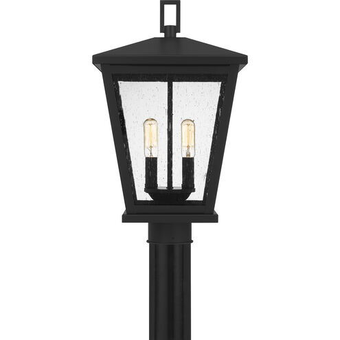 Joffrey 2 Light 17.75 inch Matte Black Outdoor Post Lantern, Large