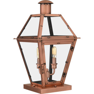 Rue De Royal 2 Light 10.5 inch Aged Copper Outdoor Lantern
