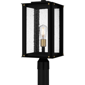 Robbins 1 Light 9.5 inch Matte Black Outdoor Lantern, Large