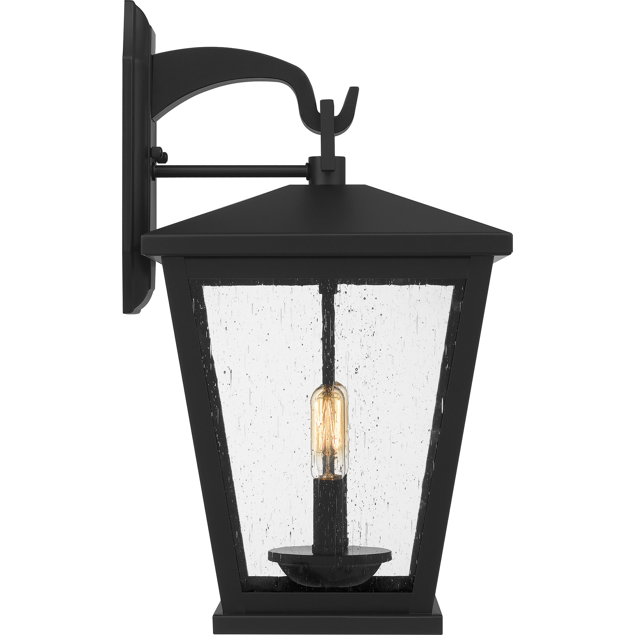 Joffrey 2 Light 19 inch Matte Black Outdoor Wall Lantern, Large