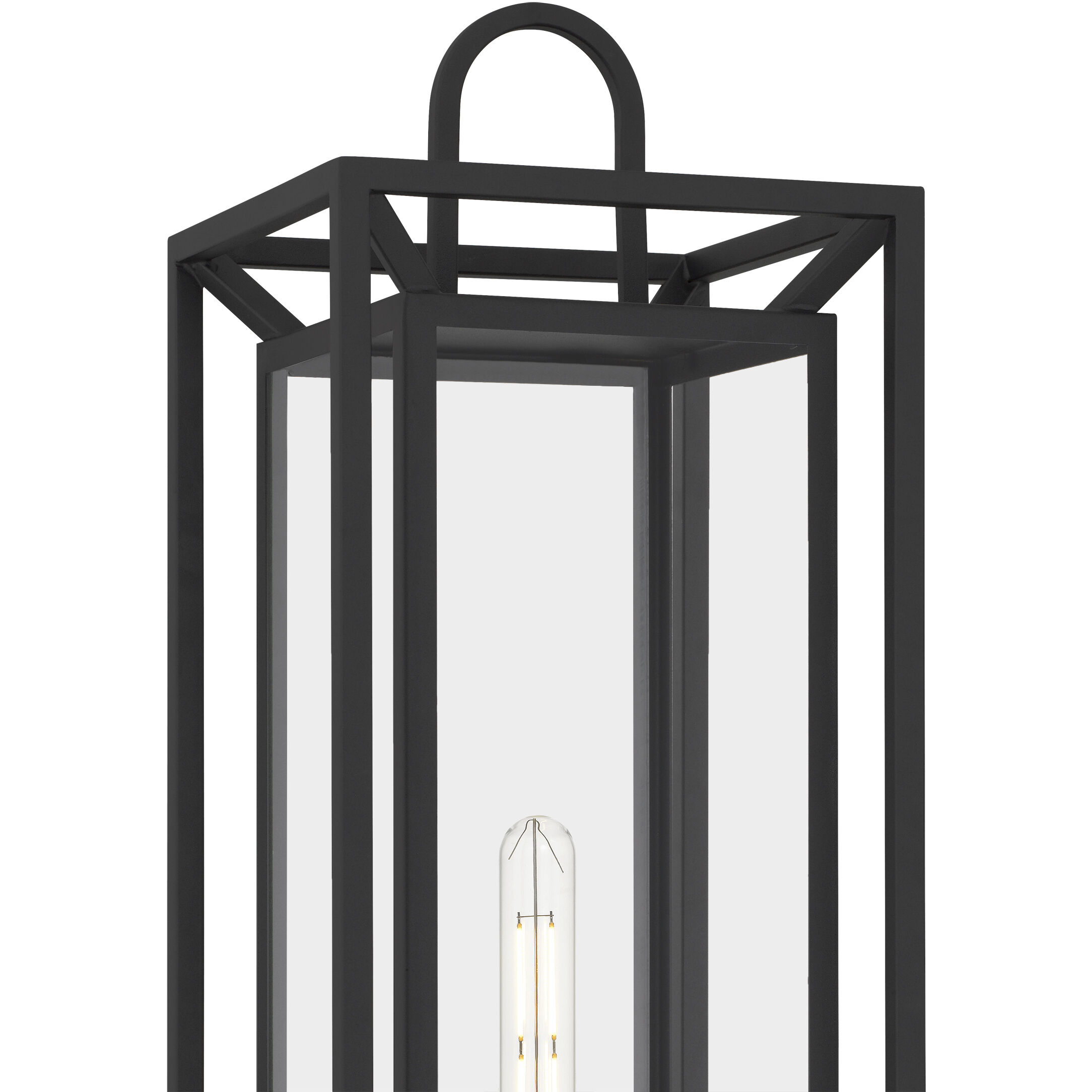 Jayce 1 Light 24.5 inch Matte Black Outdoor Post Lantern