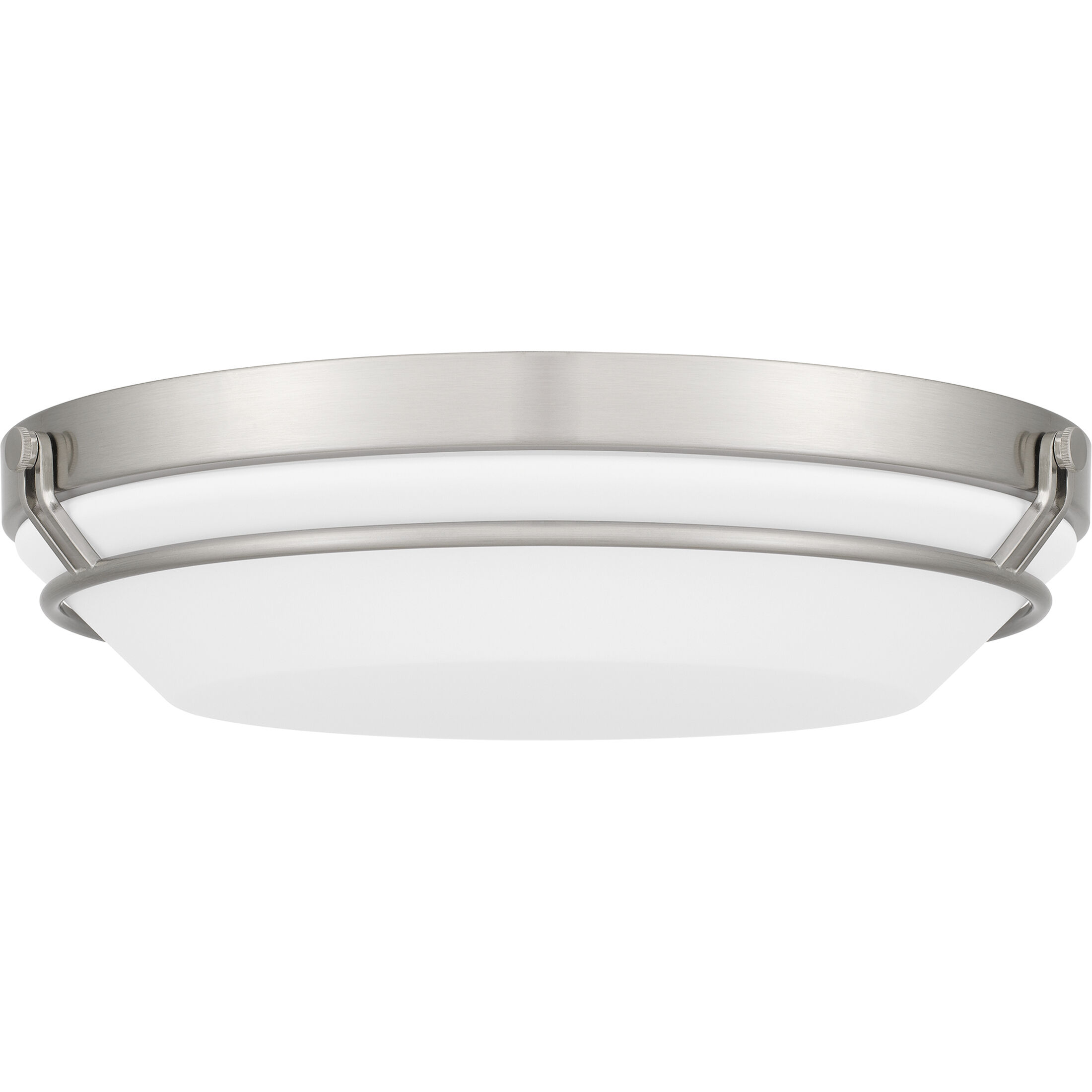 Dunbar 16 inch Brushed Nickel Flush Mount Ceiling Light