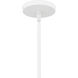 Lumi 1 Light 14 inch Matte White Pendant Ceiling Light