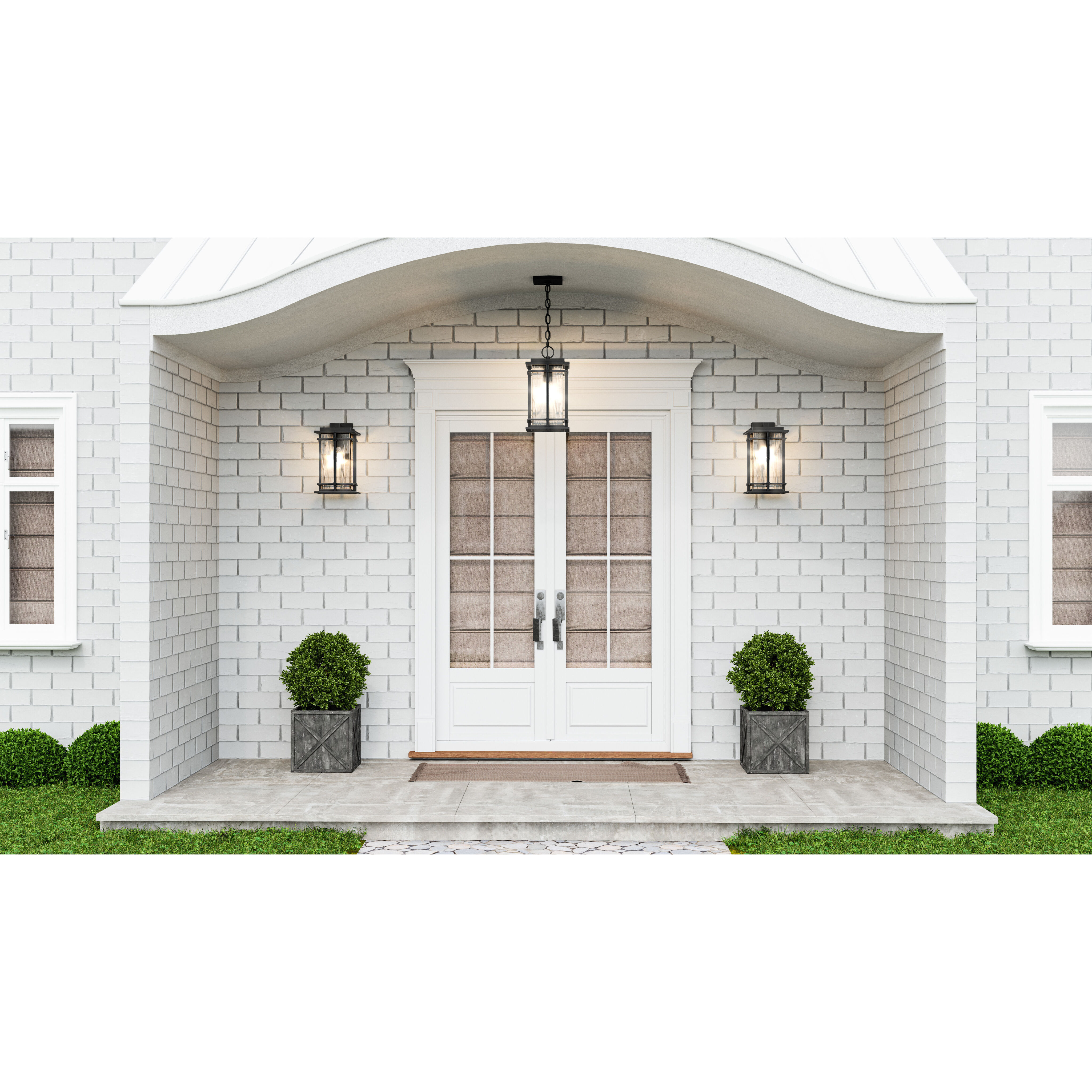 McAlister 1 Light 8 inch Earth Black Mini Pendant Ceiling Light