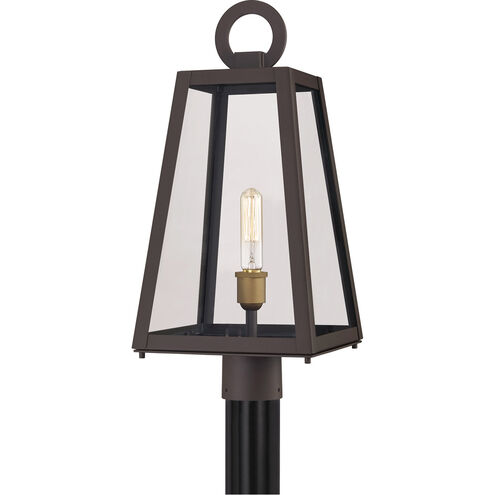 Poplar Point 1 Light 22 inch Old Bronze Outdoor Post Lantern