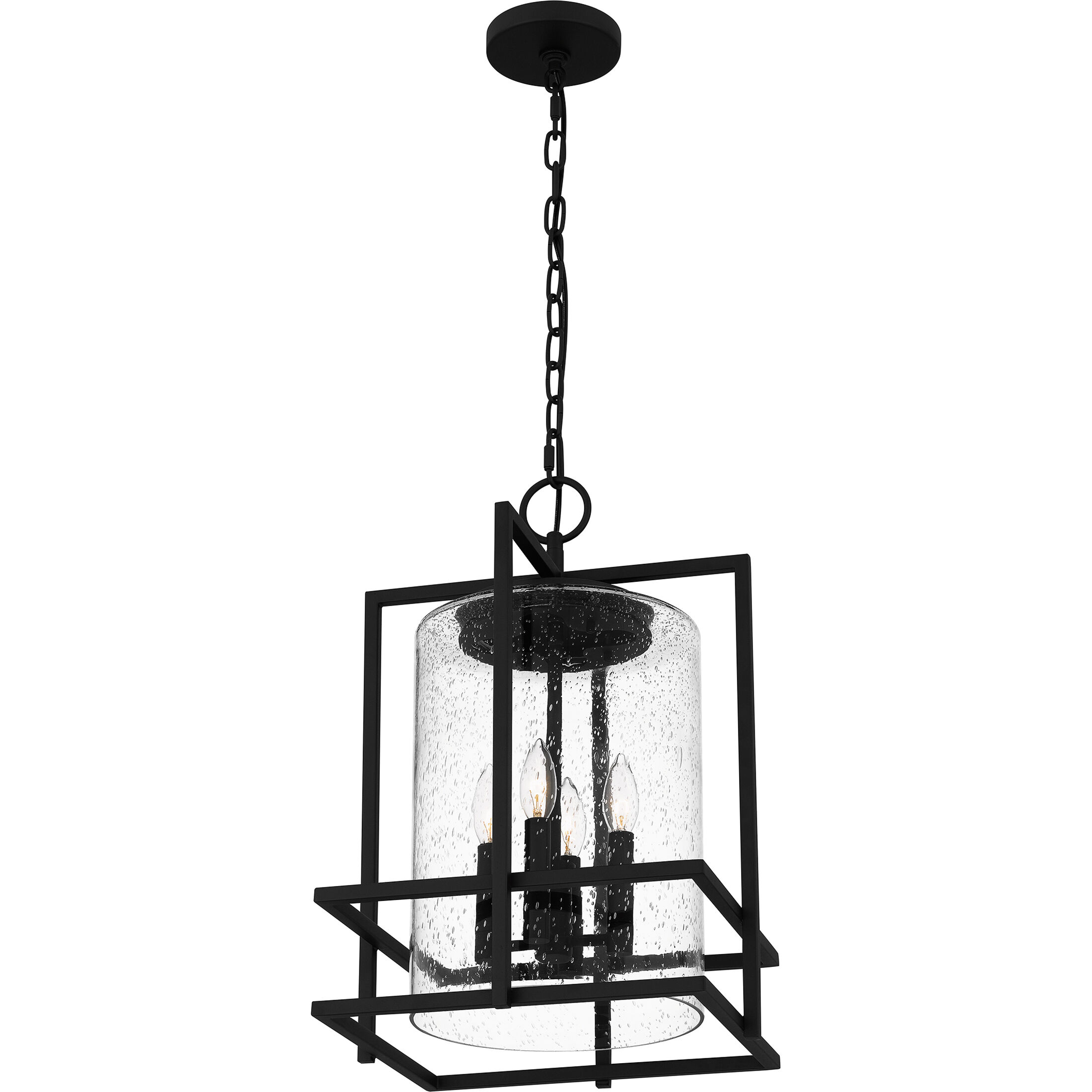 Damien 4 Light 14 inch Earth Black Pendant Ceiling Light