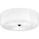 Oberman LED 15 inch Matte Black Flush Mount Ceiling Light, Medium