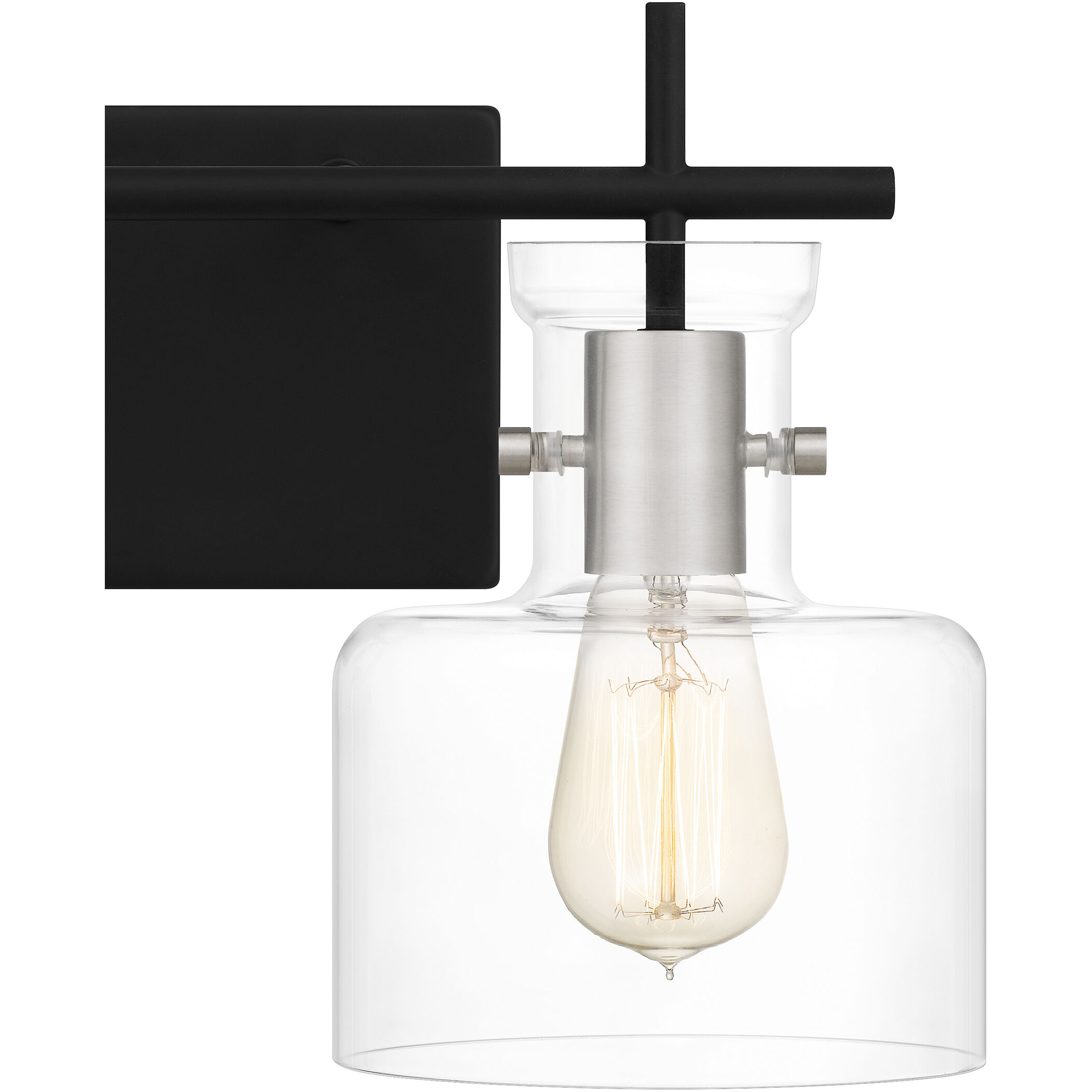 Pensbury 2 Light 16 inch Matte Black Bath Light Wall Light