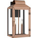 Beryn 2 Light 15.5 inch Aged Copper Outdoor Wall Lantern