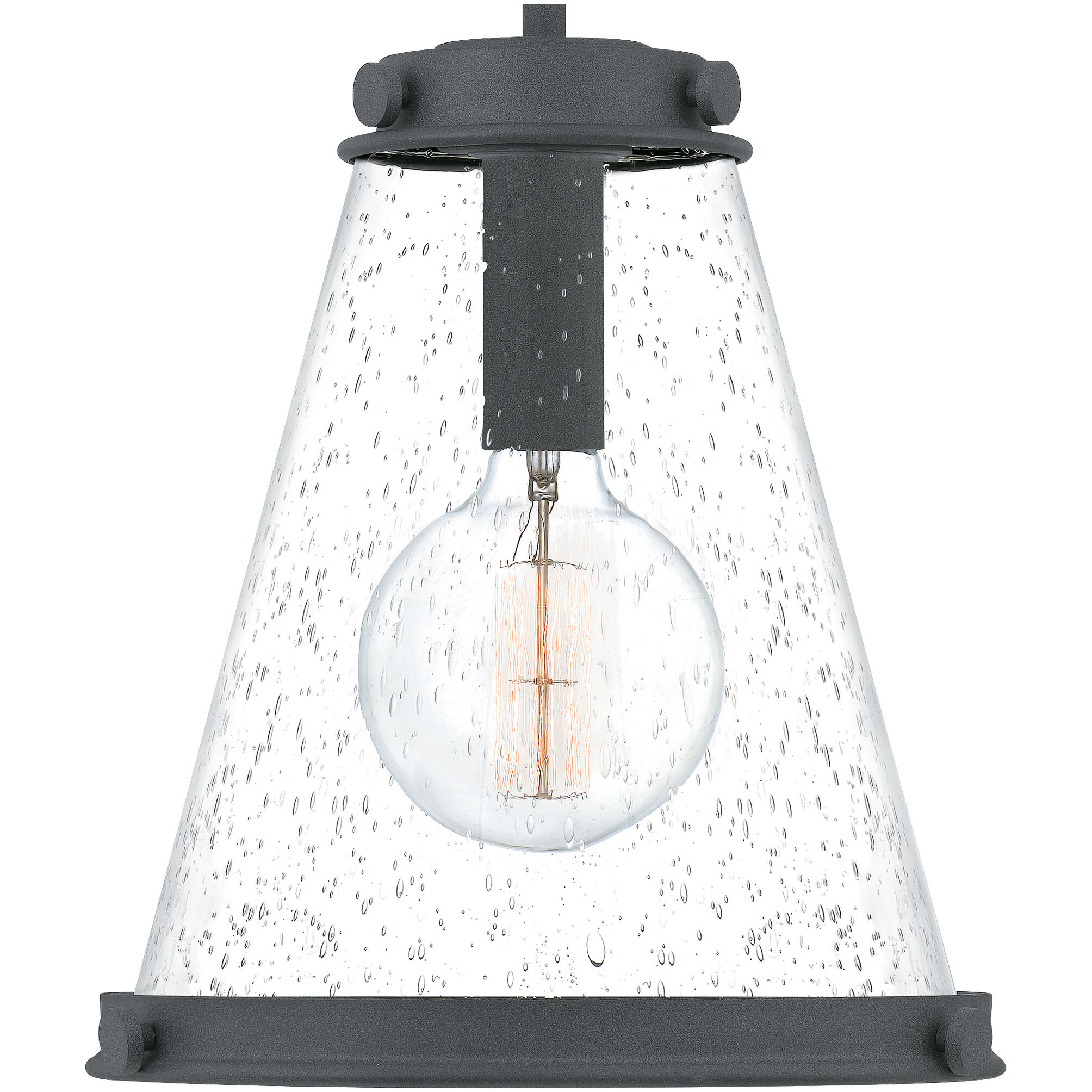 Bristol 1 Light 13 inch Mottled Black Mini Pendant Ceiling Light