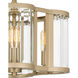 Renee 4 Light 15 inch Bronze Gold Semi-Flush Mount Ceiling Light