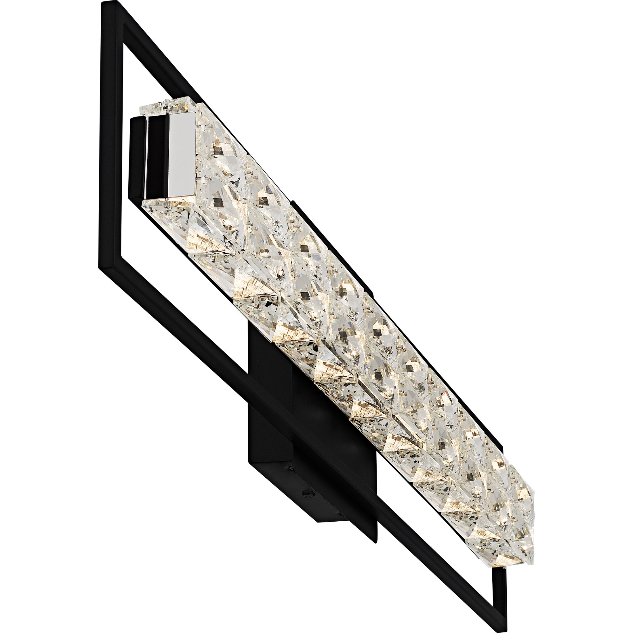 Dazzle LED 33.25 inch Matte Black Bath Light Wall Light, Large