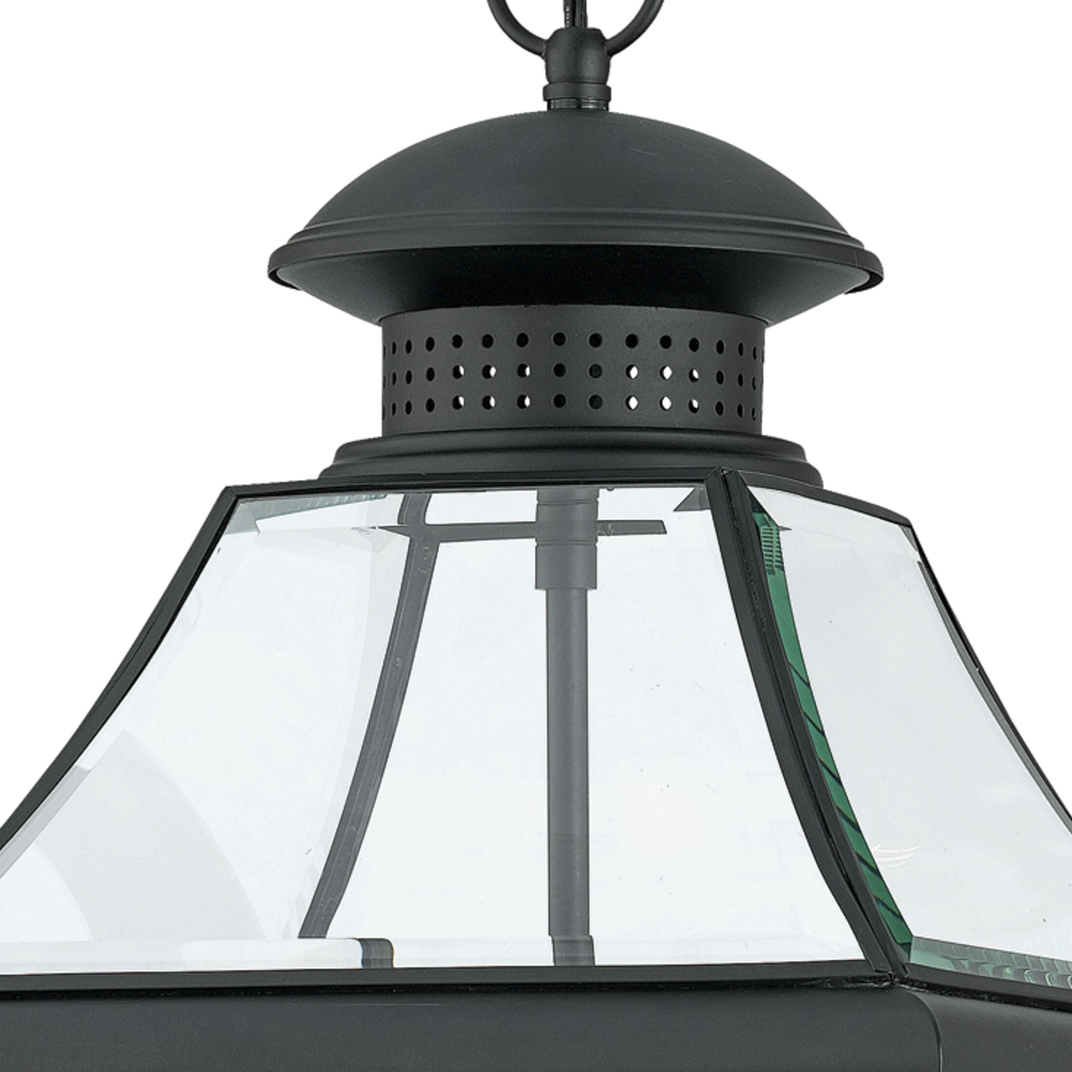 Rutledge 3 Light 11 inch Mystic Black Outdoor Hanging Lantern