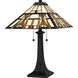 Kaylor 23 inch 75.00 watt Matte Black Table Lamp Portable Light, Small