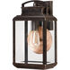 Byron 1 Light 15 inch Imperial Bronze Outdoor Wall Lantern