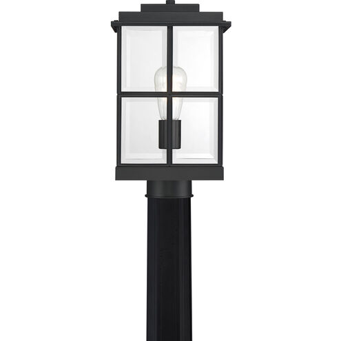 Mulligan 1 Light 14 inch Matte Black Outdoor Post Lantern