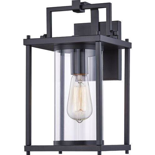 Garrett 1 Light 14 inch Matte Black Outdoor Wall Lantern