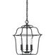 Gallery 3 Light 10 inch Royal Ebony Foyer Pendant Ceiling Light
