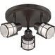 Winside LED 12 inch Western Bronze Flush Mount Ceiling Light