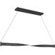 Porter LED 50 inch Old Black Finish Island Light Ceiling Light