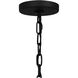 Bramshaw 1 Light 8 inch Matte Black Outdoor Hanging Lantern