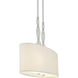 Stone 5 Light 42 inch Polished Chrome Island Light Ceiling Light